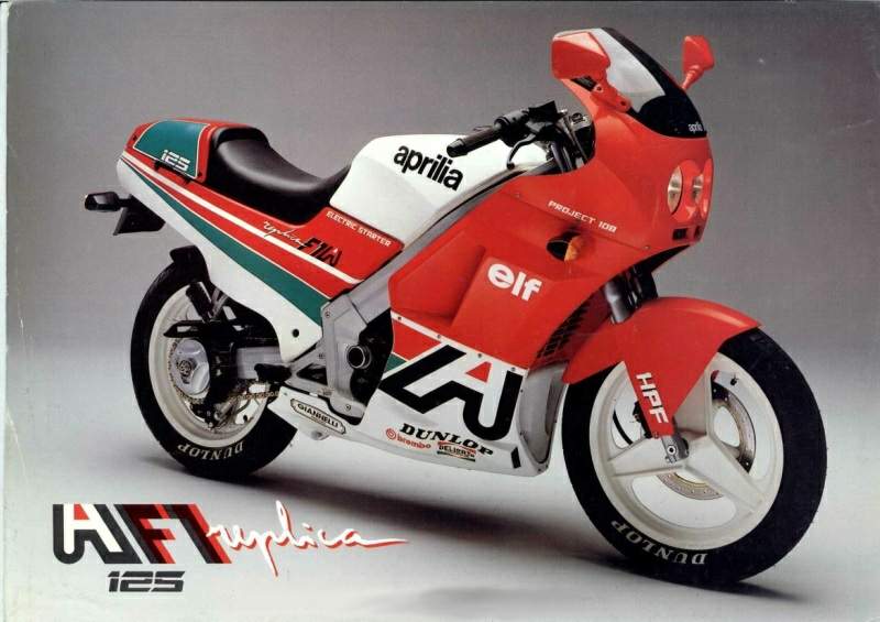 Aprilia AF1 125 Project 108 Replica (1988) technical specifications